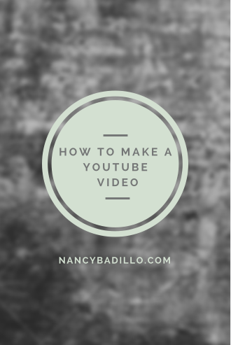 how do you make a youtube video