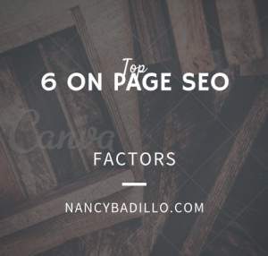 top-6-on-page-seo-factors