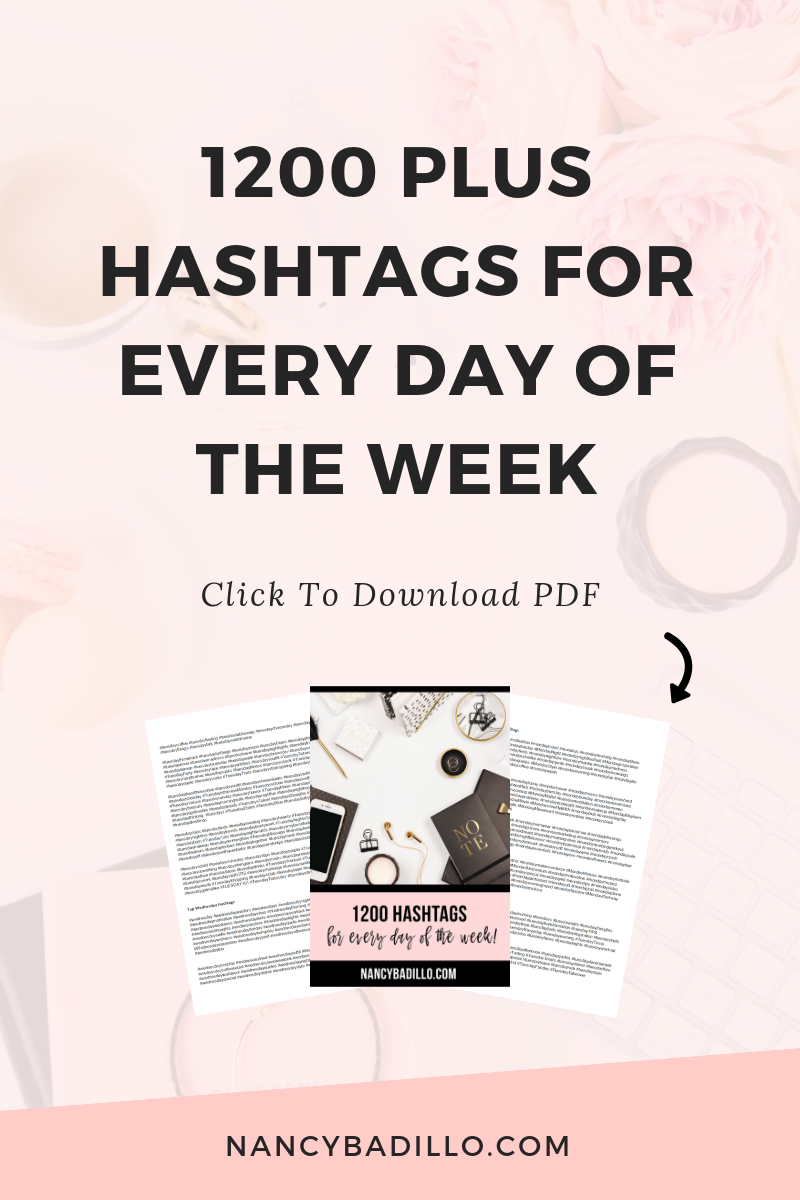 Hashtags-For-Every-Day-of-The-Week
