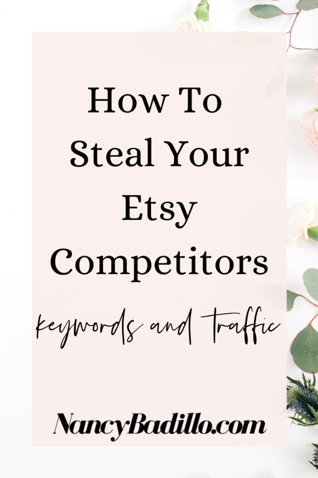 Etsy Competitors - Nancy Badillo