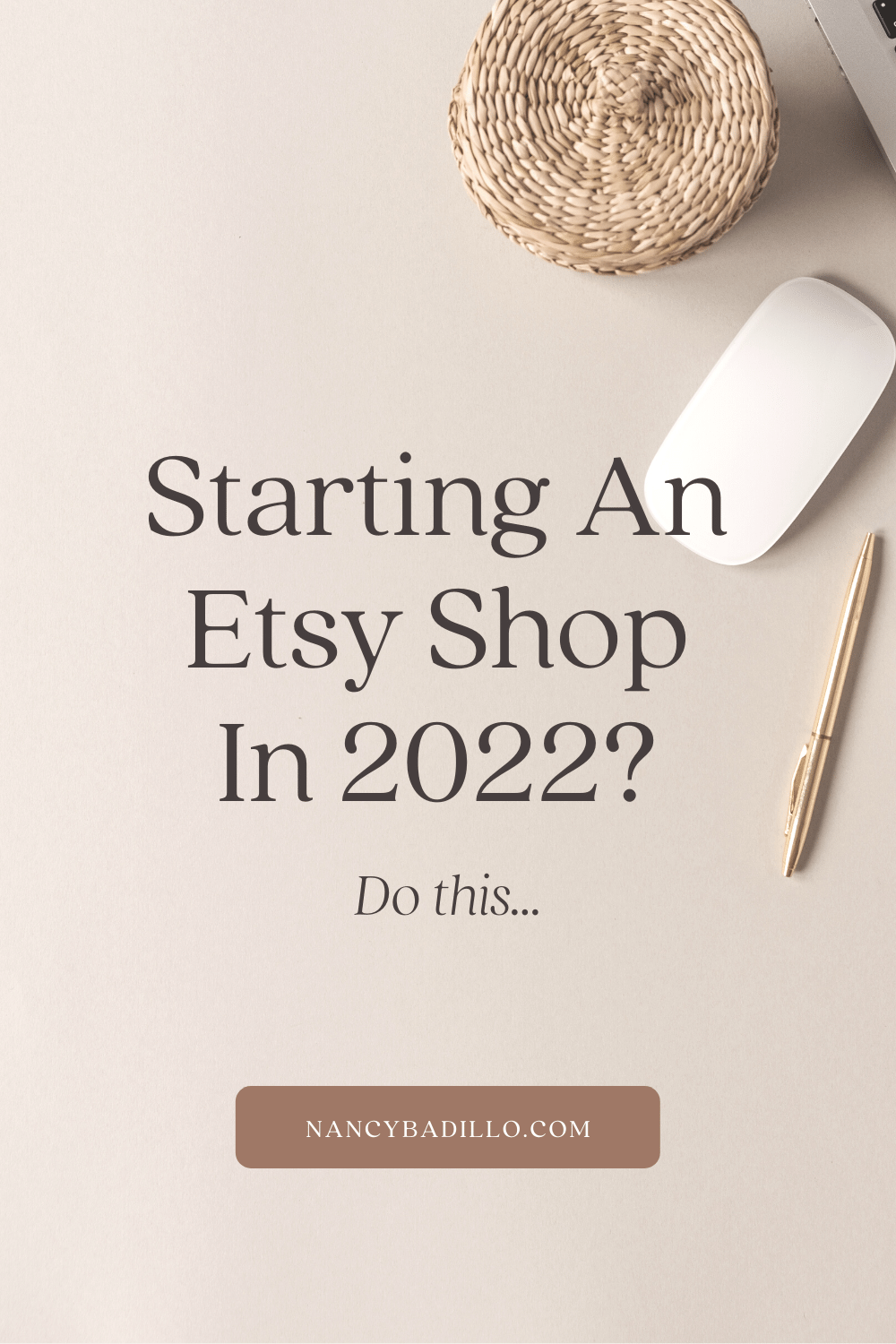 Starting An Etsy Shop In 2022