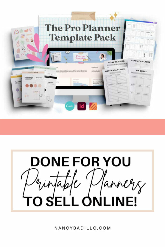 Printable Planners To Sell Online - Nancy Badillo