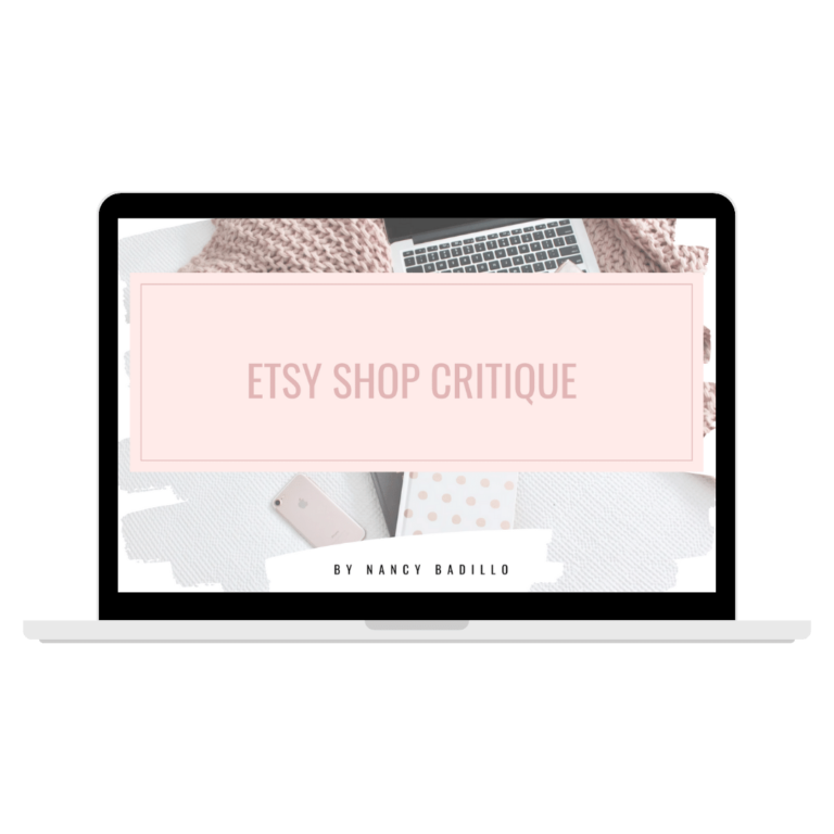 Etsy Shop Critique